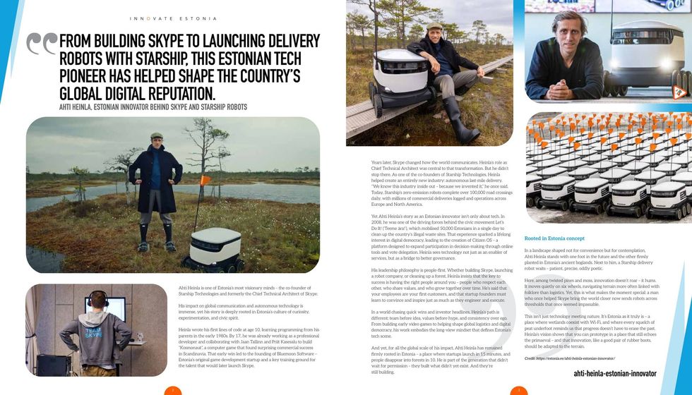 Page from INNOVATE Estonia: From building Skype to launching delivery robots with Starship