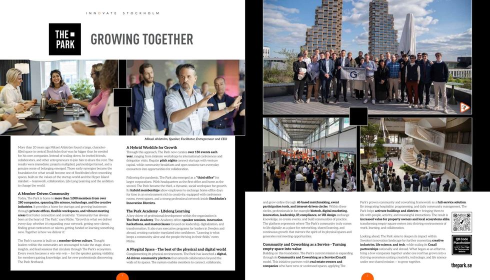 Page from INNOVATE Stockholm: Growing together
